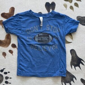 Detroit Blue Kids Graphic Tee
